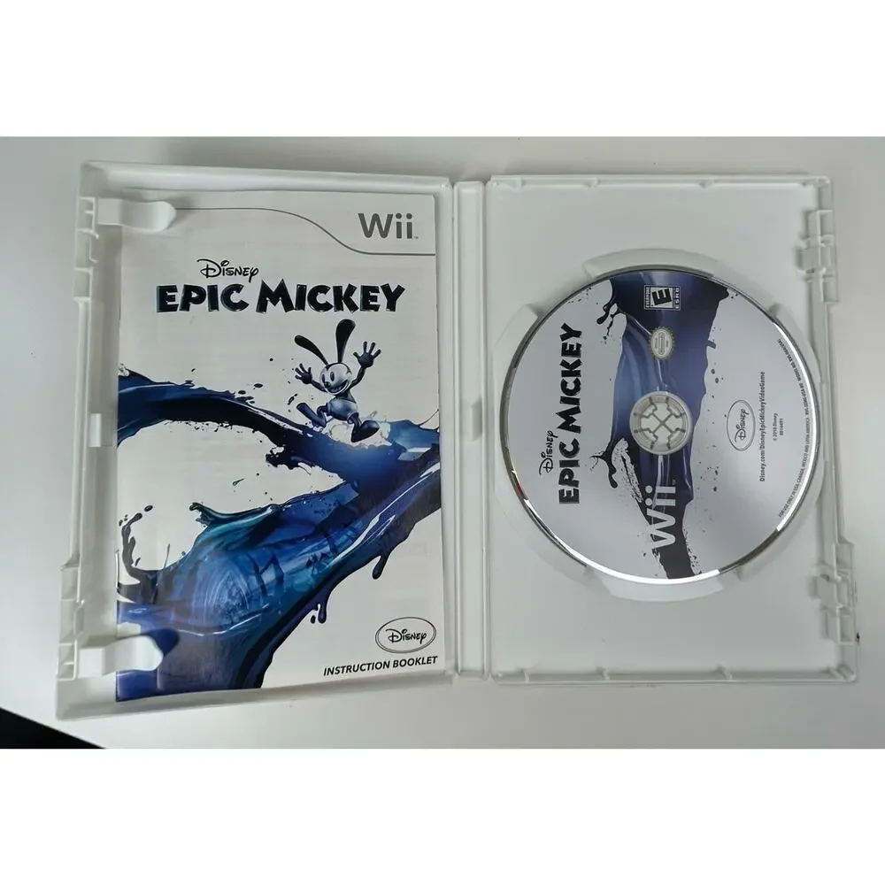 Nintendo Wii Game Lot of 3 Epic Mickey Wreck-It Ralph Just Dance Disney